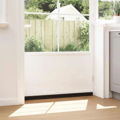 vidaXL Zelfklevende Deurborstels 2 st Zwart 100 cm Aluminium Legering