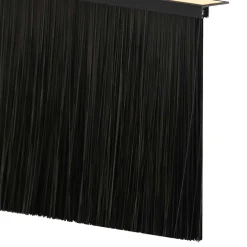 vidaXL Zelfklevende Deurborstels 2 st Zwart 100 cm Aluminium Legering