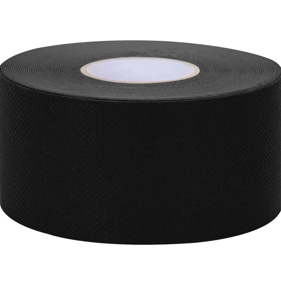 vidaXL Zelfklevende kunstgras tape Zwart 10 x 0,05 cm