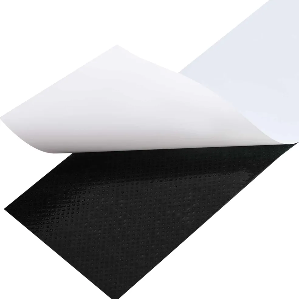 vidaXL Zelfklevende kunstgras tape Zwart 10 x 0,05 cm
