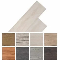 vidaXL Zelfklevende PVC Vloerplanken Eikenbruin 30,5 x 61 cm 28 st PVC