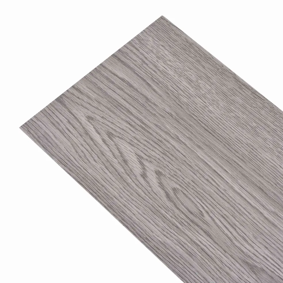 vidaXL Zelfklevende PVC Vloerplanken Donkergrijs 30,5 x 61 cm 28 st