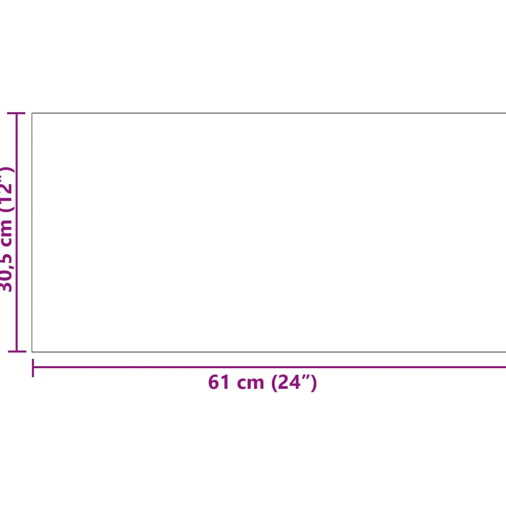 vidaXL Zelfklevende PVC Vloerplanken Mat Houten Bruin 30,5 x 61 cm