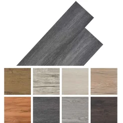 vidaXL Zelfklevende PVC Vloerplanken Zwart en Wit 30,5 x 61 cm 28 st