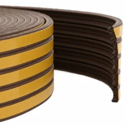 vidaXL Zelfklevende raamafdichting Bruin 9 x 4 mm 12 m EPDM-schuim