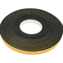 vidaXL Zelfklevende schuimtape Zwart 10mm x 10m CR Schuim