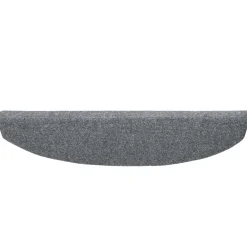 vidaXL Zelfklevende Trapmatten 15 st 80 x 24,5 x 3,5 cm Lichtgrijs