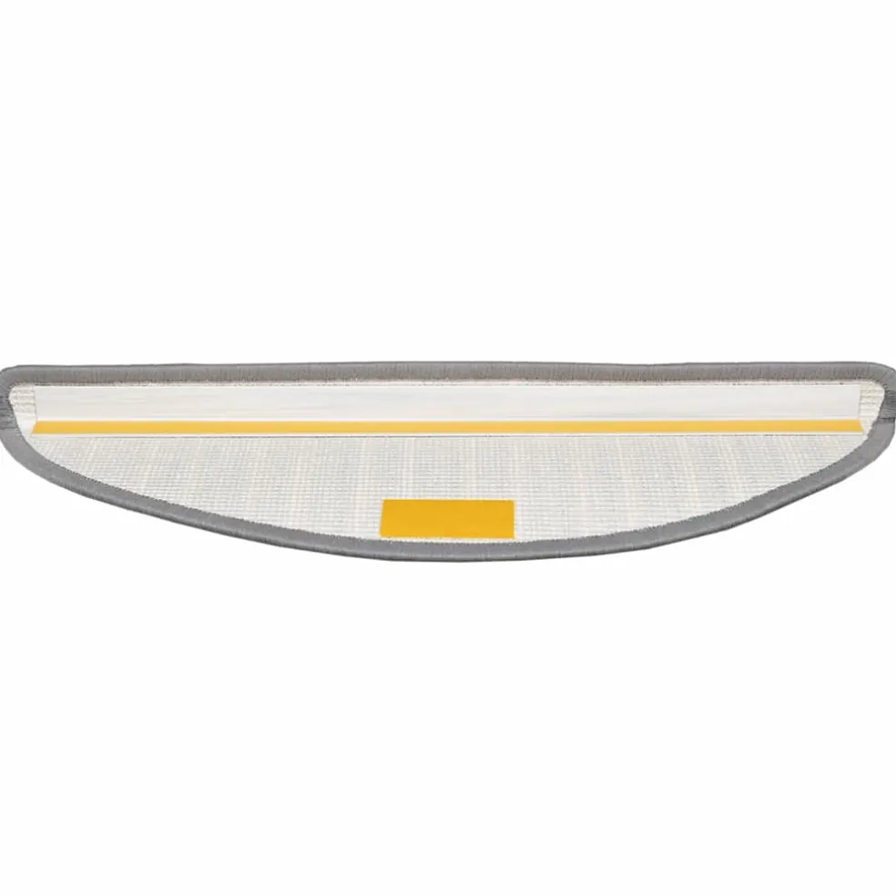 vidaXL Zelfklevende Trapmatten 15 st 56 x 17 x 3 cm Non-Slip Grijs