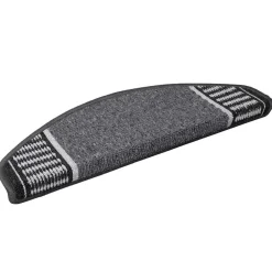 vidaXL Zelfklevende Trapmatten 15 st 65 x 21 x 4 cm Non-Slip Antraciet