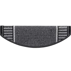vidaXL Zelfklevende Trapmatten 15 st 65 x 21 x 4 cm Non-Slip Antraciet