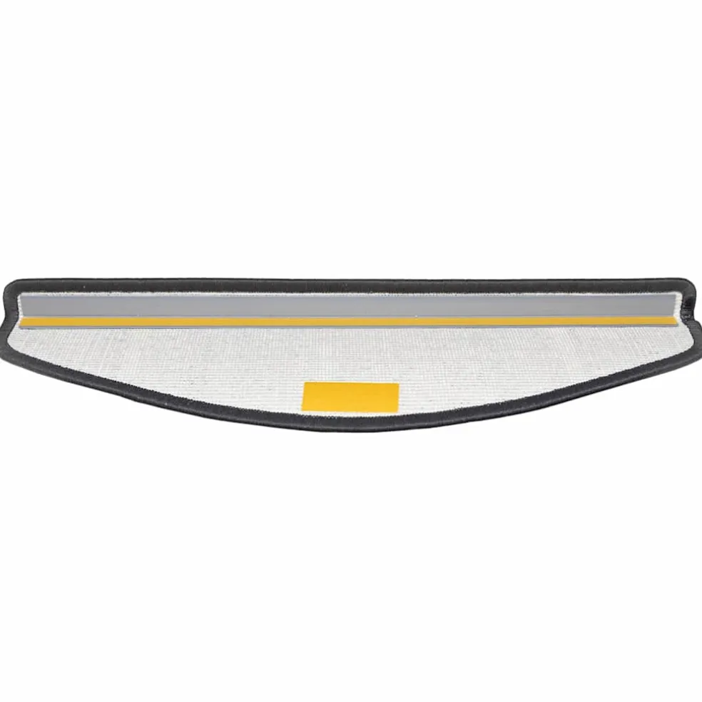 vidaXL Zelfklevende Trapmatten 15 st 65 x 21 x 4 cm Non-Slip Antraciet