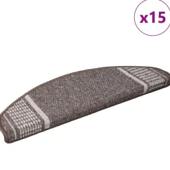 vidaXL Zelfklevende Trapmatten 15 st 65 x 21 x 4 cm Non-Slip Rood