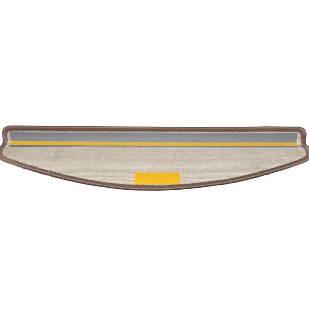 vidaXL Zelfklevende Trapmatten 15 st 65 x 21 x 4 cm Non-Slip Rood