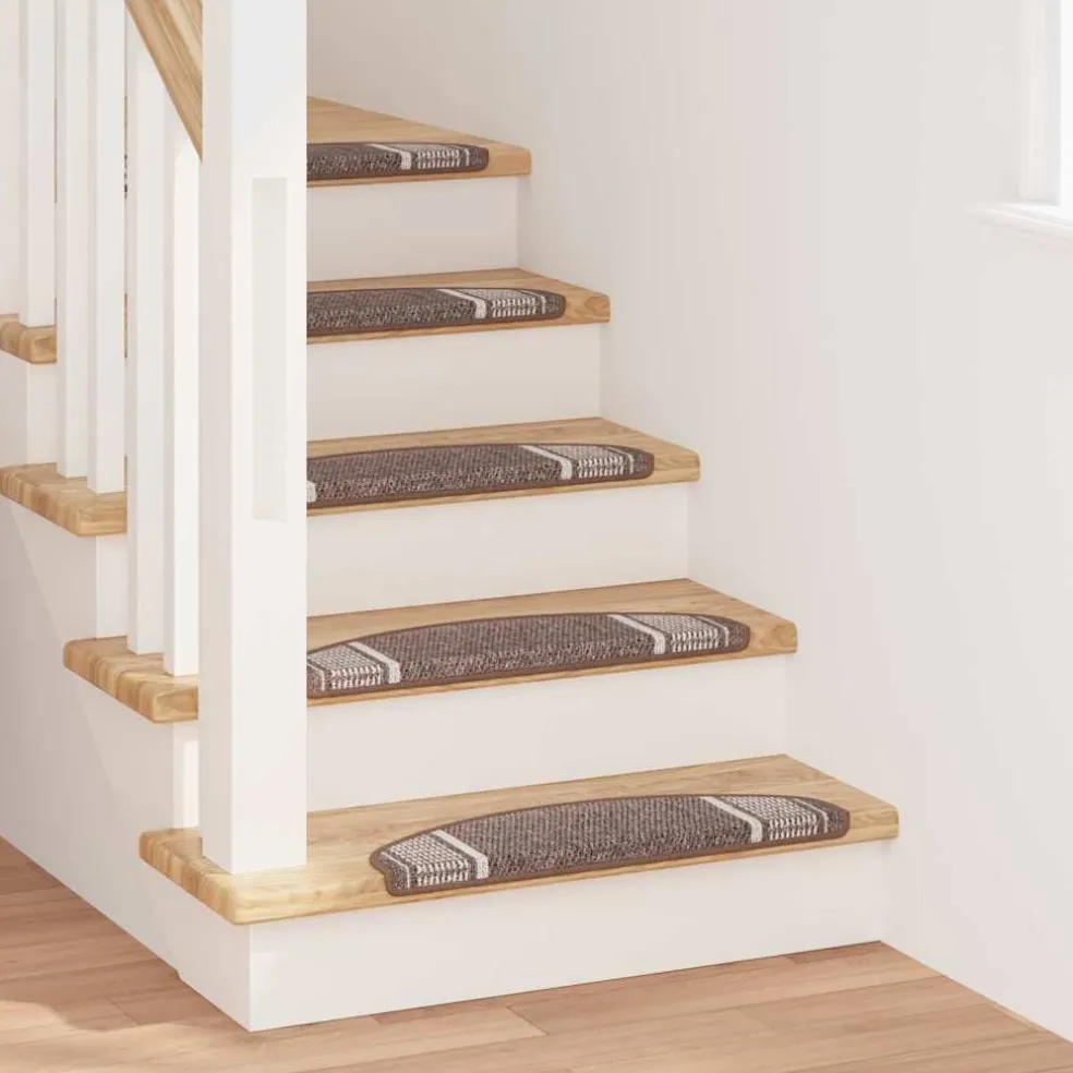 vidaXL Zelfklevende Trapmatten 15 st 65 x 21 x 4 cm Non-Slip Rood
