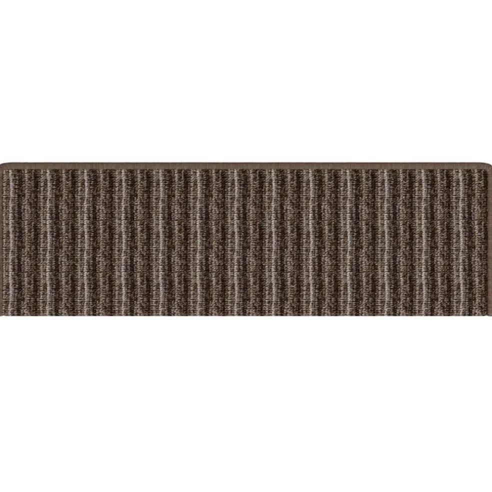 vidaXL Zelfklevende Trapmatten 15 st 65 x 21 x 4 cm Non-Slip Bruin