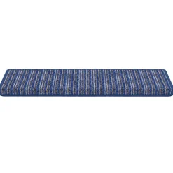 vidaXL Zelfklevende Trapmatten 15 st 65 x 21 x 4 cm Non-Slip Blauw