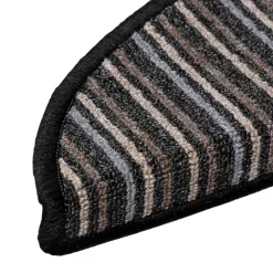 vidaXL Zelfklevende Trapmatten 15 st 56 x 17 x 3 cm Non-Slip Antraciet