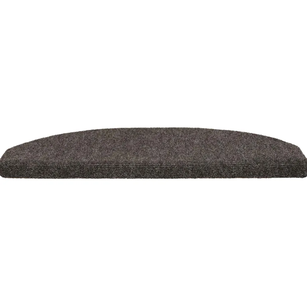 vidaXL Zelfklevende Trapmatten 15 st 80 x 24,5 x 3,5 cm Antraciet