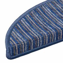 vidaXL Zelfklevende Trapmatten 15 st 56 x 17 x 3 cm Non-Slip Blauw
