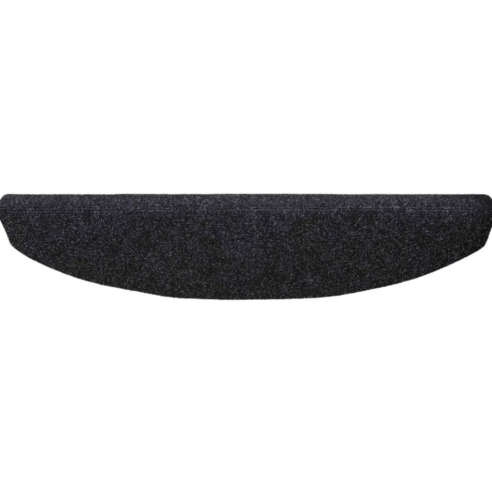 vidaXL Zelfklevende Trapmatten 15 st 80 x 24,5 x 3,5 cm Zwart