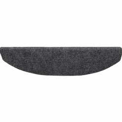 vidaXL Zelfklevende Trapmatten 15 st 80 x 24,5 x 3,5 cm Donkergrijs