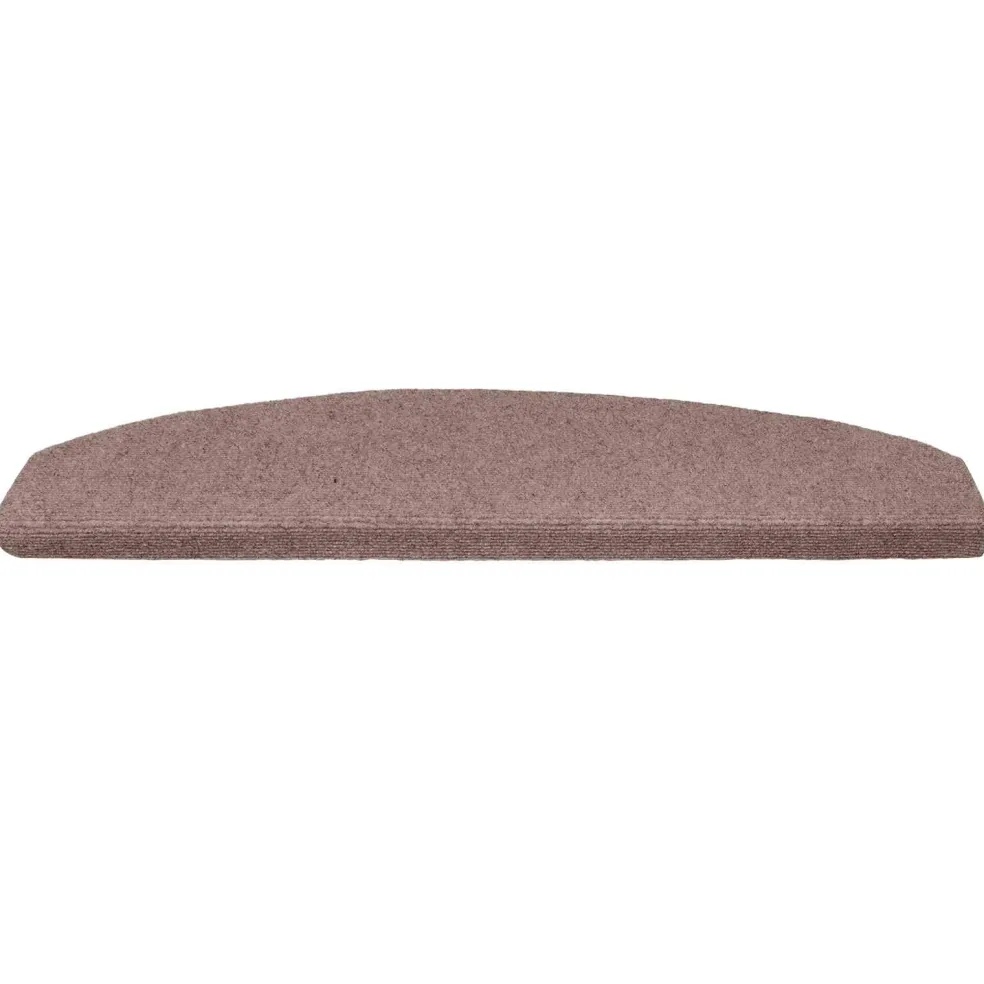 vidaXL Zelfklevende Trapmatten 15 st 80 x 24,5 x 3,5 cm Beige