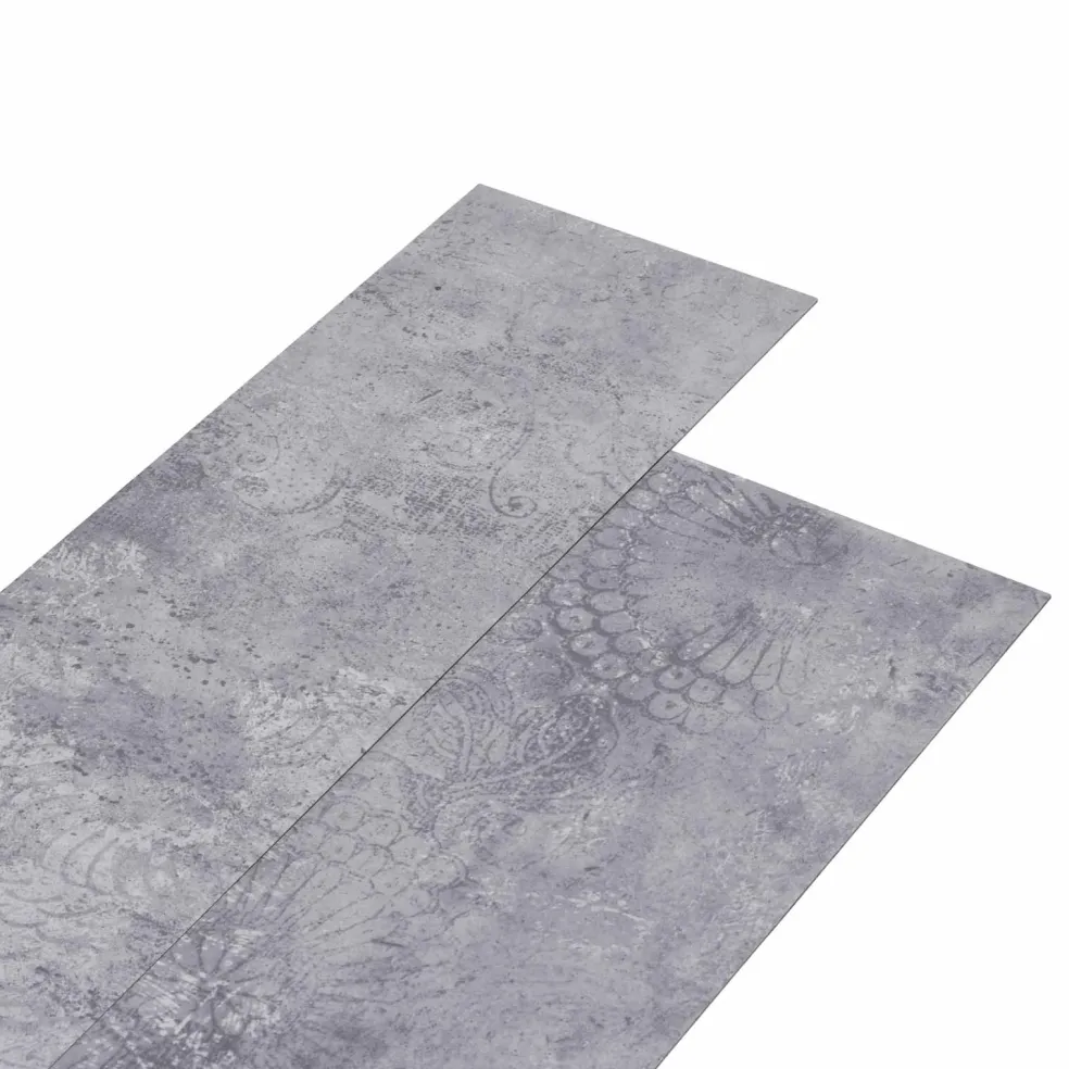 vidaXL Zelfklevende Vloerplank Cementgrijs 4,46 m² 32 st PVC
