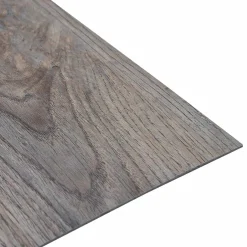 vidaXL Zelfklevende Vloerplanken Lichtbruin en Zwart 30,5 x 30,5 cm