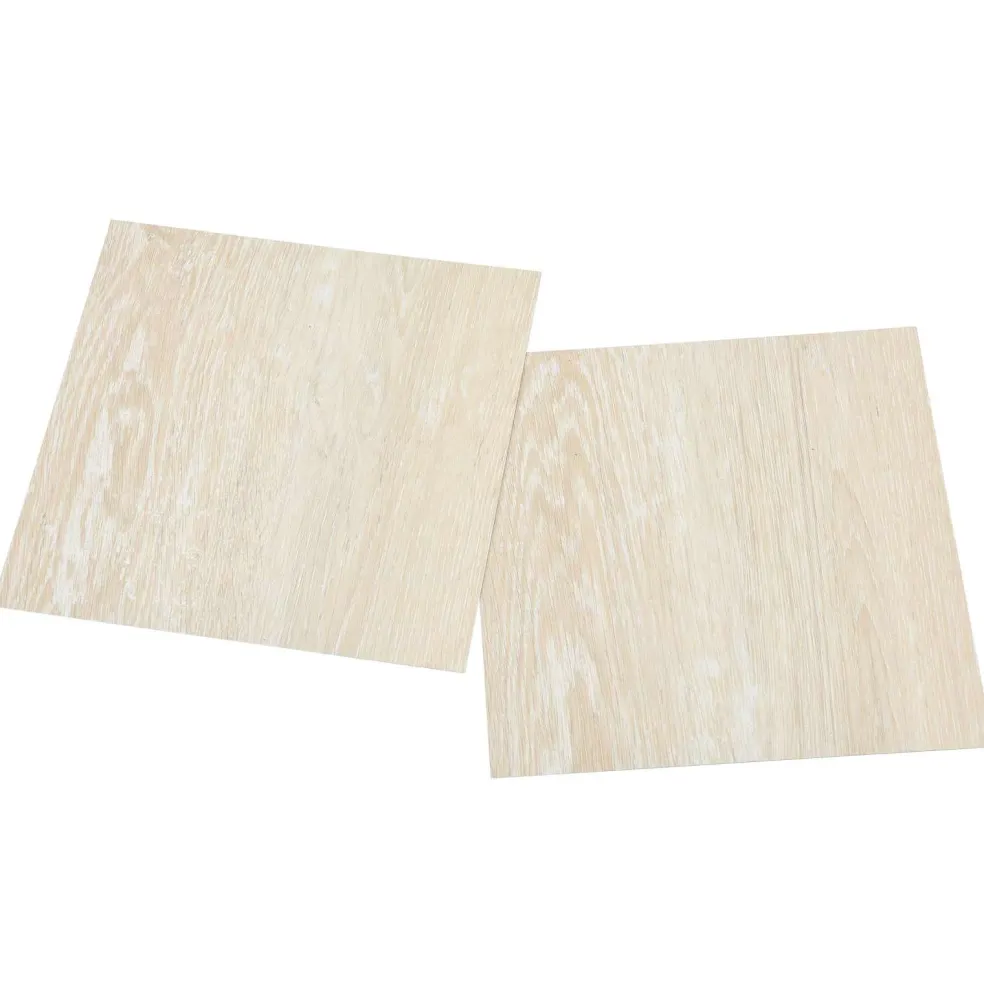 vidaXL Zelfklevende Vloerplanken Wit en Beige 30,5 x 30,5 cm 20 st PVC