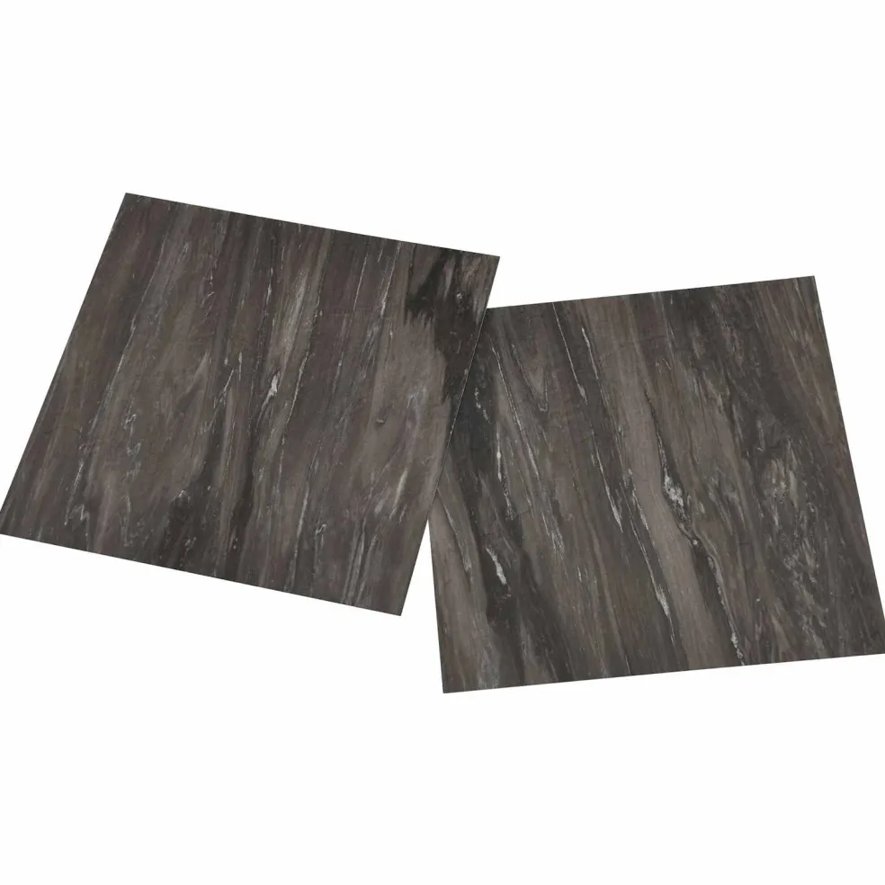 vidaXL Zelfklevende Vloerplanken Donkergrijs 30,5 x 30,5 cm 20 st PVC
