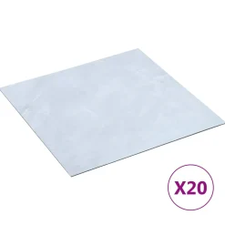 vidaXL Zelfklevende Vloerplanken Lichtgeel 30,5 x 30,5 cm 20 st PVC