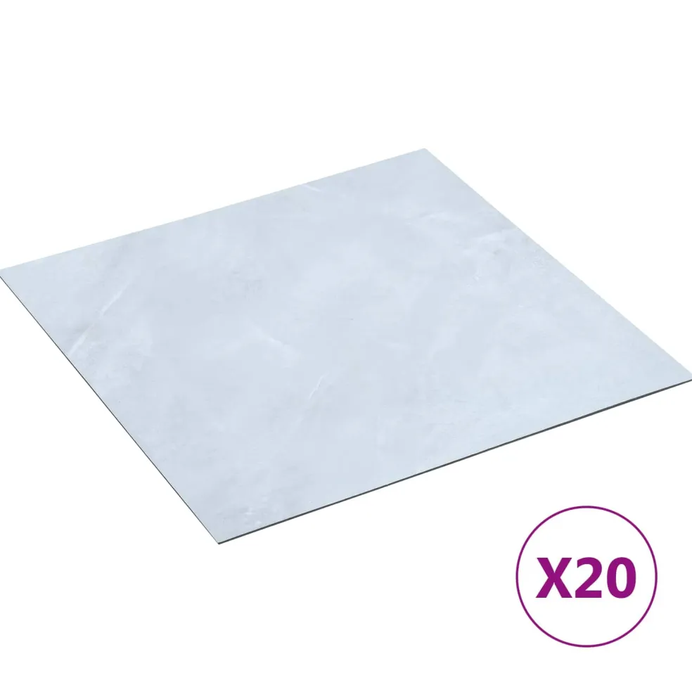 vidaXL Zelfklevende Vloerplanken Lichtgeel 30,5 x 30,5 cm 20 st PVC