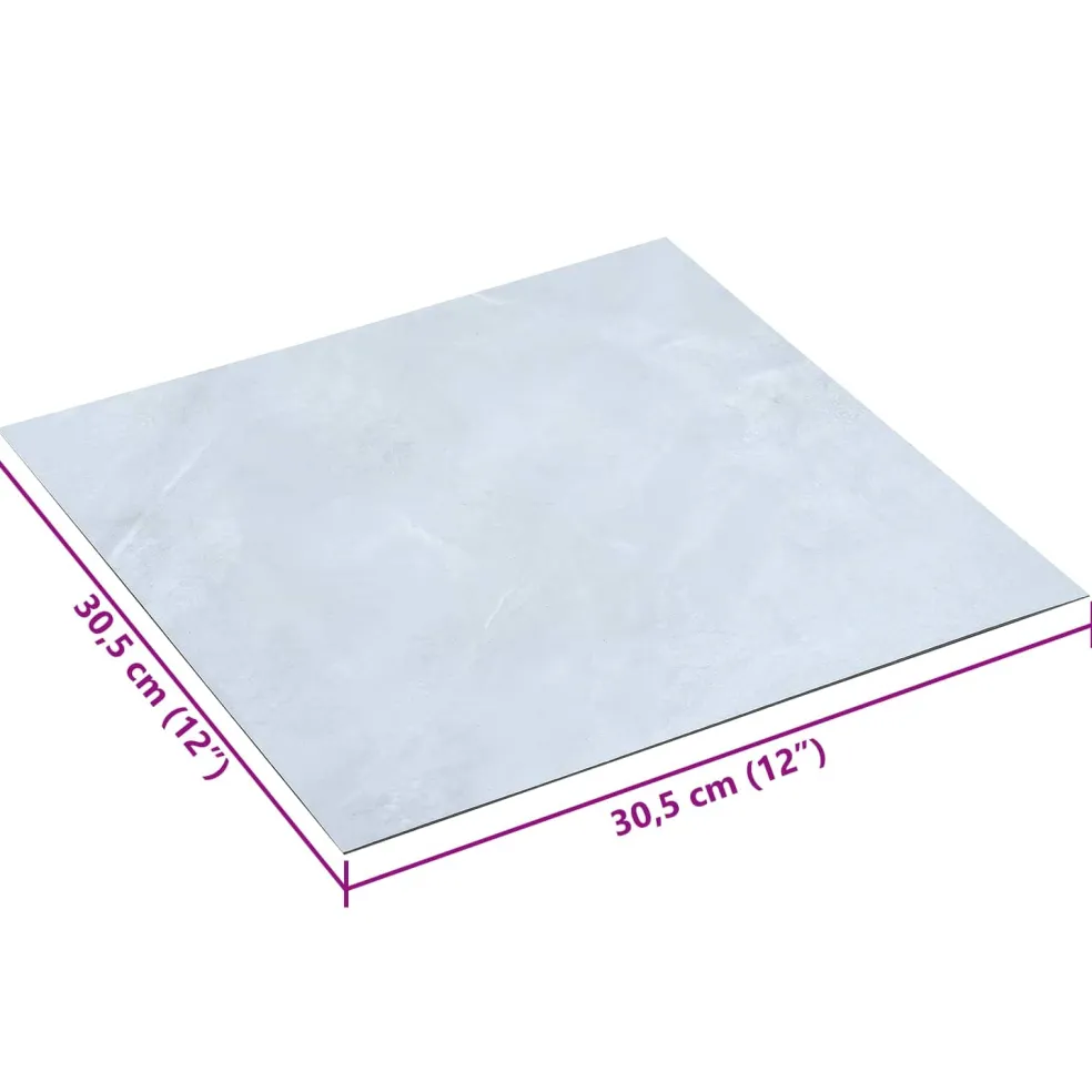 vidaXL Zelfklevende Vloerplanken Lichtgeel 30,5 x 30,5 cm 20 st PVC