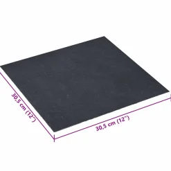 vidaXL Zelfklevende Vloerplanken Zwart Marmer 30,5 x 30,5 cm 20 st PVC