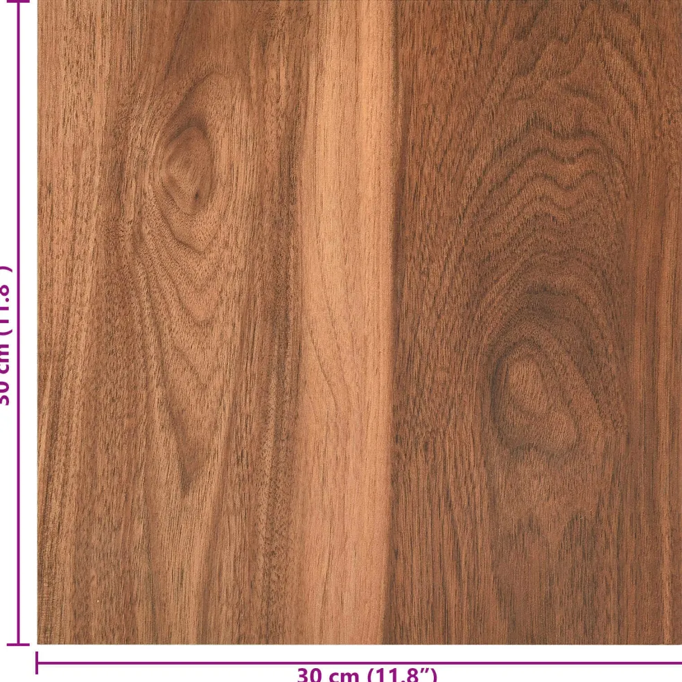 vidaXL Zelfklevende Vloerplanken Houtkleur 30,5 x 30,5 cm 20 st PVC