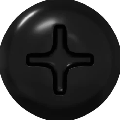 vidaXL Zelftappende Nagel 2 st Zwart 4 x 25 mm Staal
