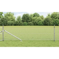 vidaXL zeshoekig gaasgek met palen 10 x 0,4 m Gegalvaniseerd staal