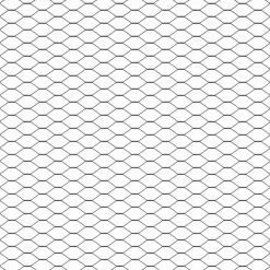 vidaXL zeshoekig gaashek met betonnen voetstuk 10 x 0,4 m Grijs Mesh