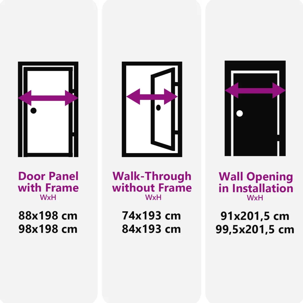 vidaXL Zij-ingangsdeur 98 x 198 cm PVC Antraciet