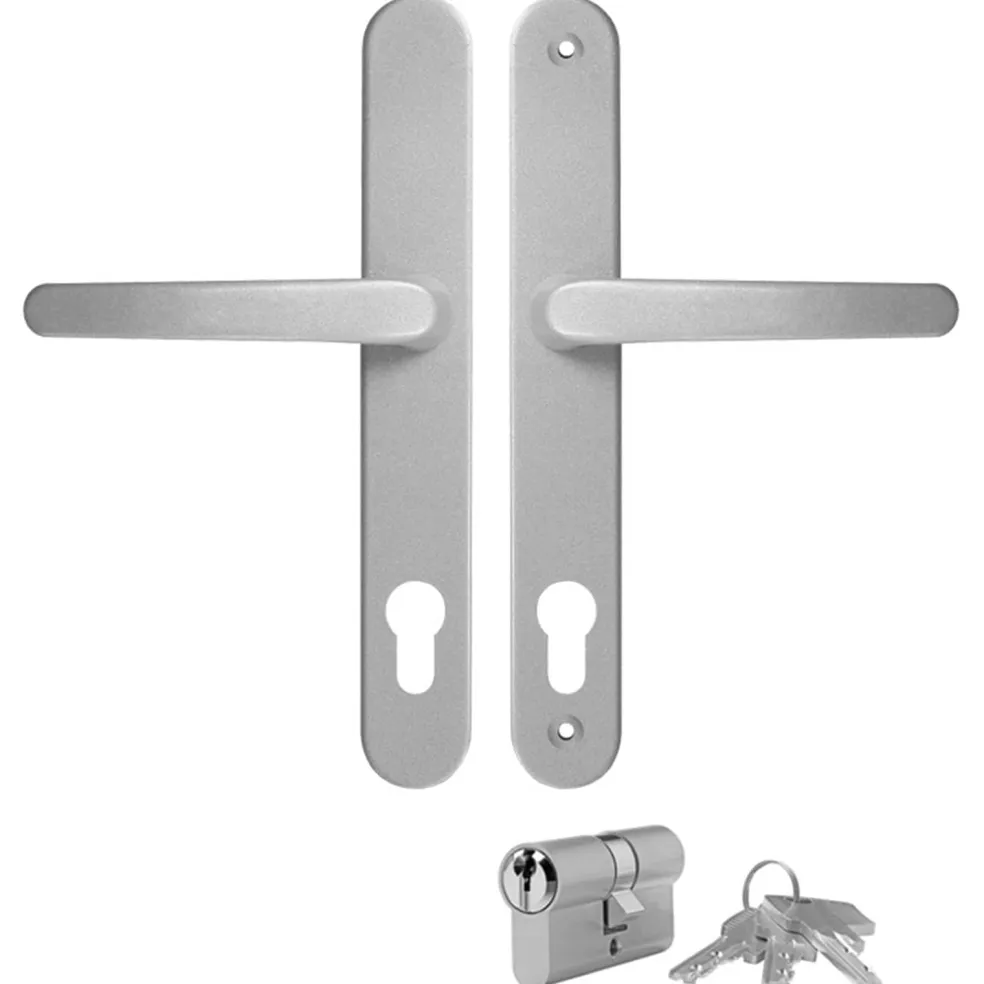 vidaXL Zij-ingangsdeur 98 x 198 cm PVC Antraciet