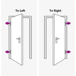 vidaXL Zij-ingangsdeur 98 x 198 cm PVC Antraciet