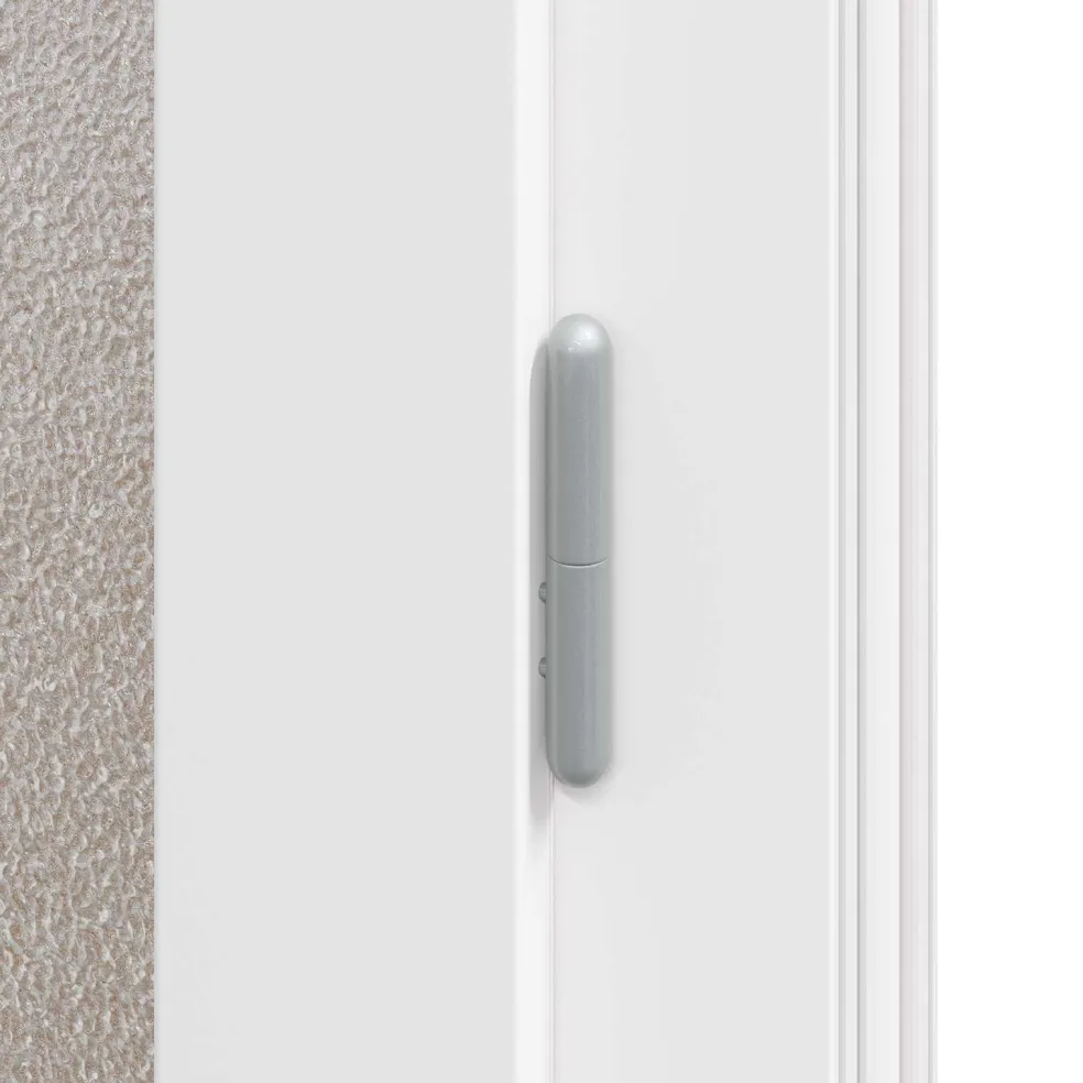 vidaXL Zij-ingangsdeur 98 x 198 cm PVC Antraciet