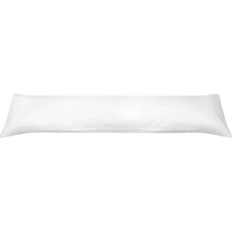 vidaXL Zijslaapkussen 40x145 cm wit