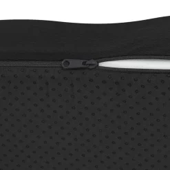 vidaXL Zitkussen Effen Zwart 40 x 40 x 13 cm PU Schuim