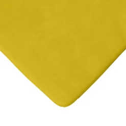 vidaXL Zitkussens 4 st Fluweel Geel 40 x 40 x 3 cm