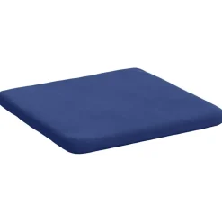 vidaXL Zitkussens 4 st Fluweel Politieblauw 40 x 40 x 3 cm