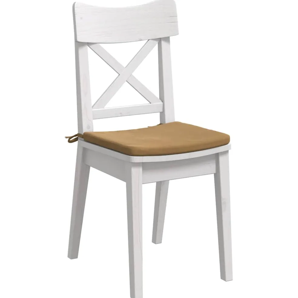 vidaXL Zitkussens 4 st Fluweel Bruin 40 x 40 x 3 cm