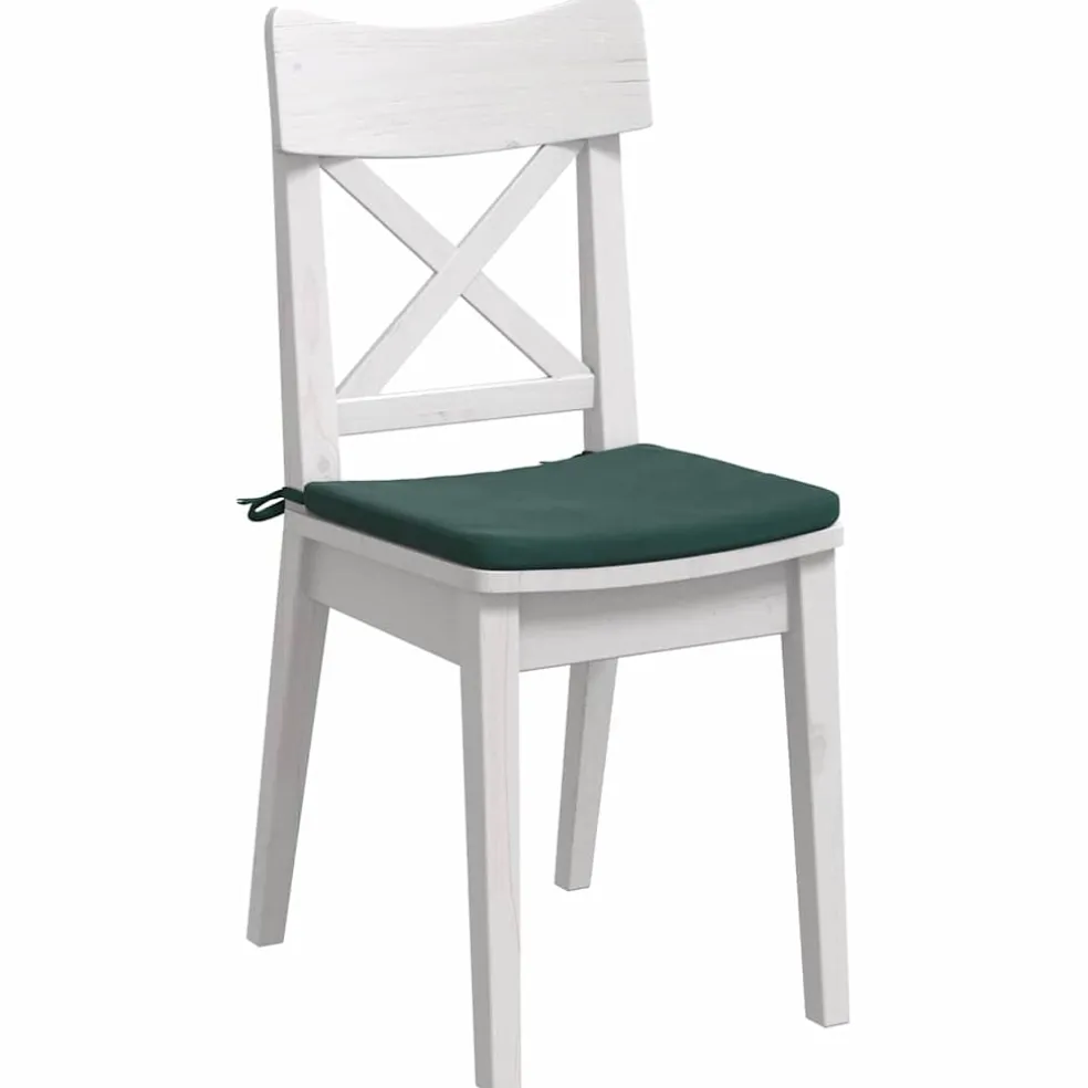 vidaXL Zitkussens 4 st Fluweel Donkergroen 40 x 40 x 3 cm