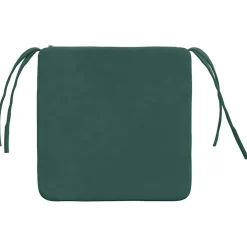 vidaXL Zitkussens 4 st Fluweel Donkergroen 40 x 40 x 3 cm