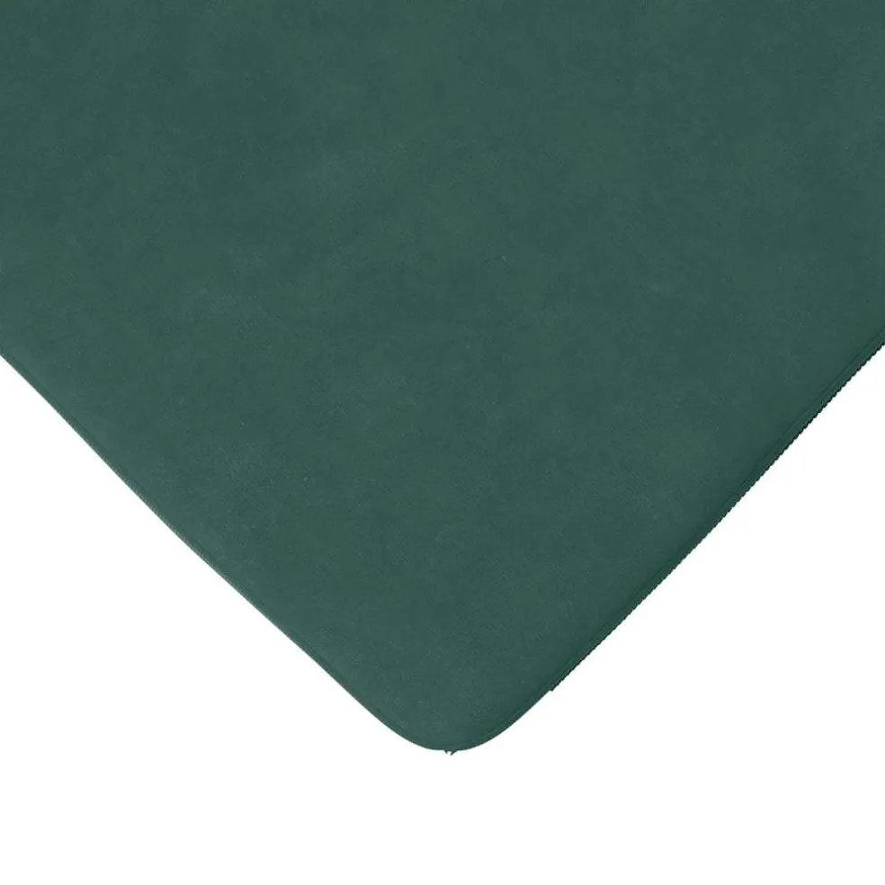 vidaXL Zitkussens 4 st Fluweel Donkergroen 40 x 40 x 3 cm
